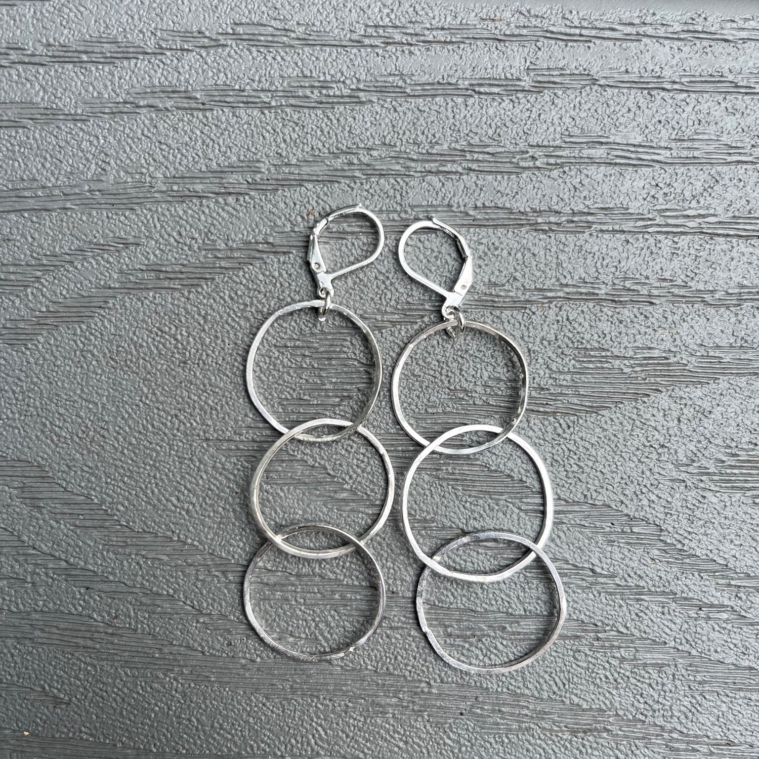 Triple hoop earrings image 0