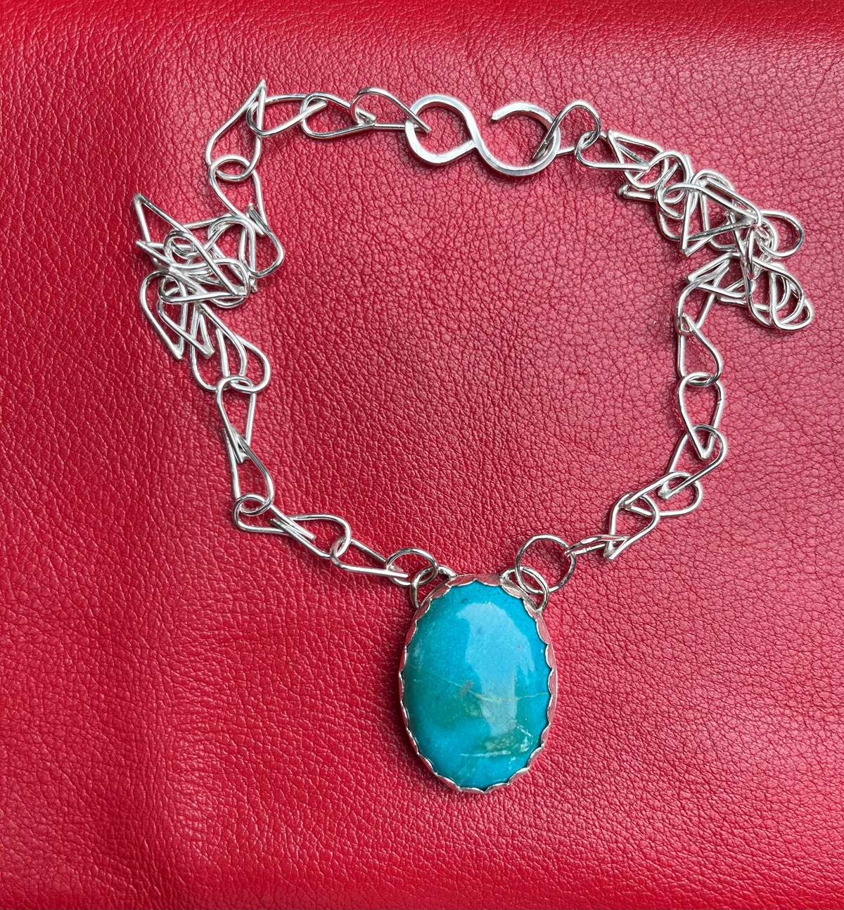 Large turquoise necklace