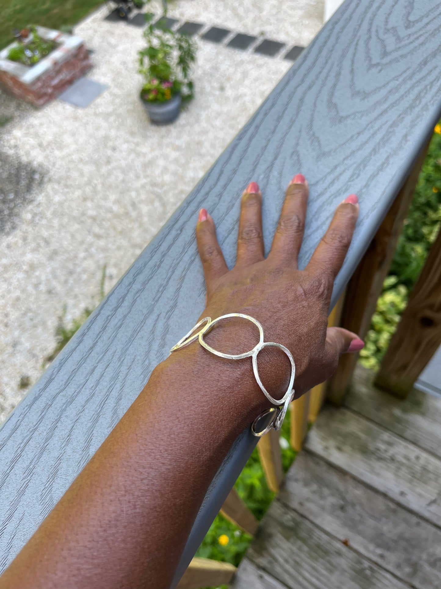 Circular cuff bracelet image 2