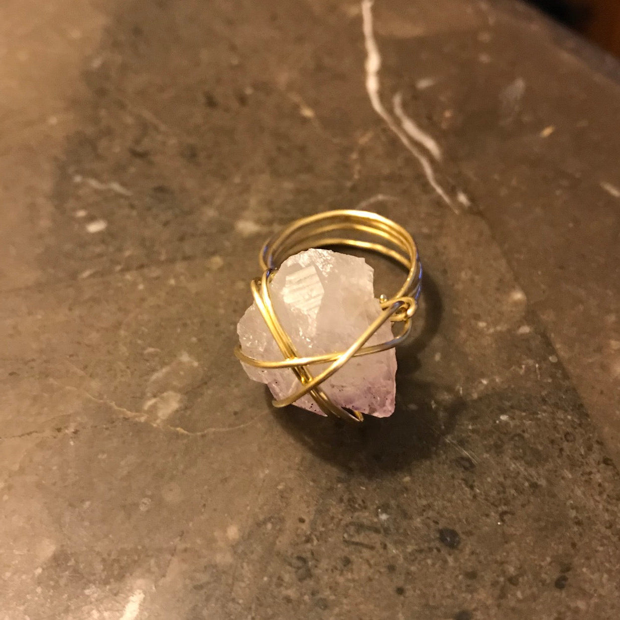 Organic stone ring image 0