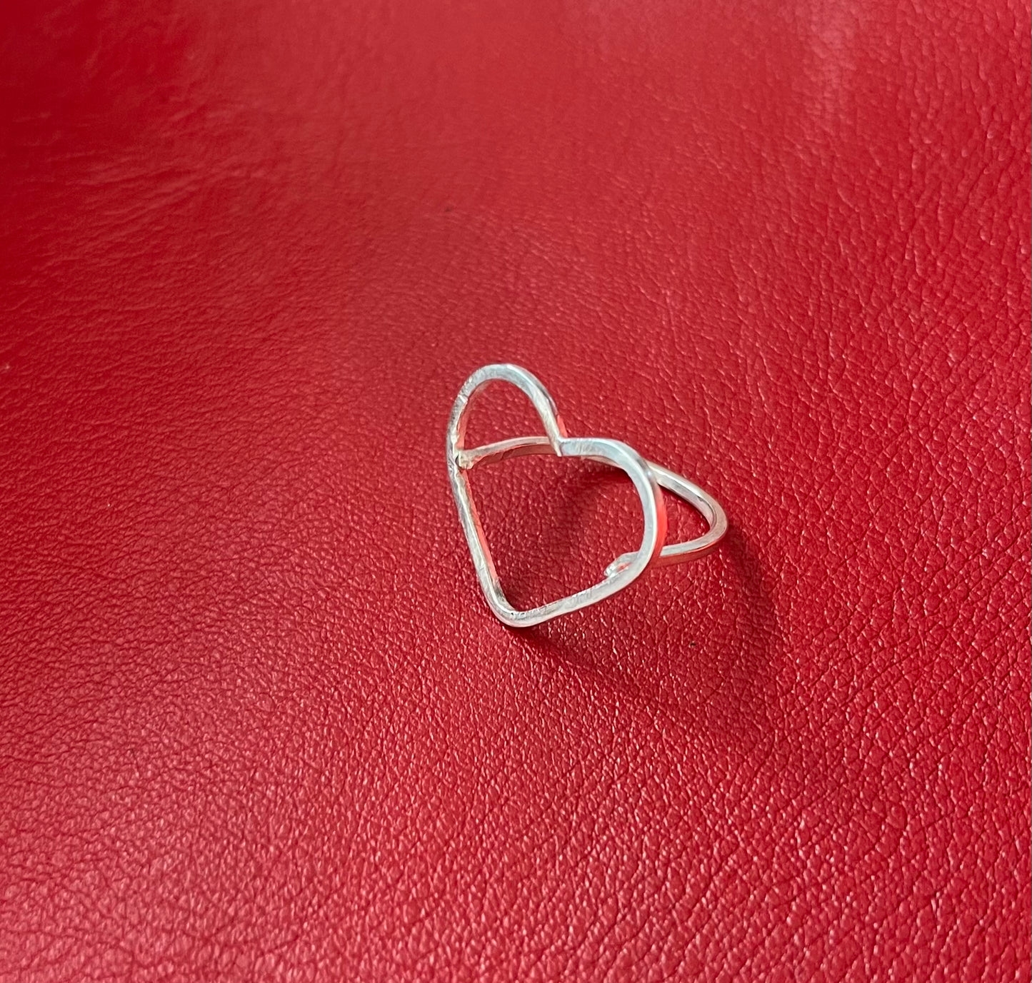 Open heart ring