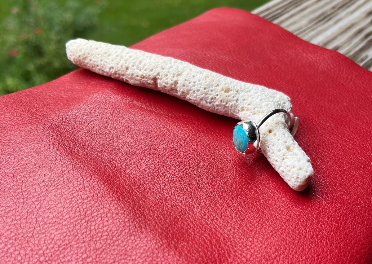 Turquoise sterling ring