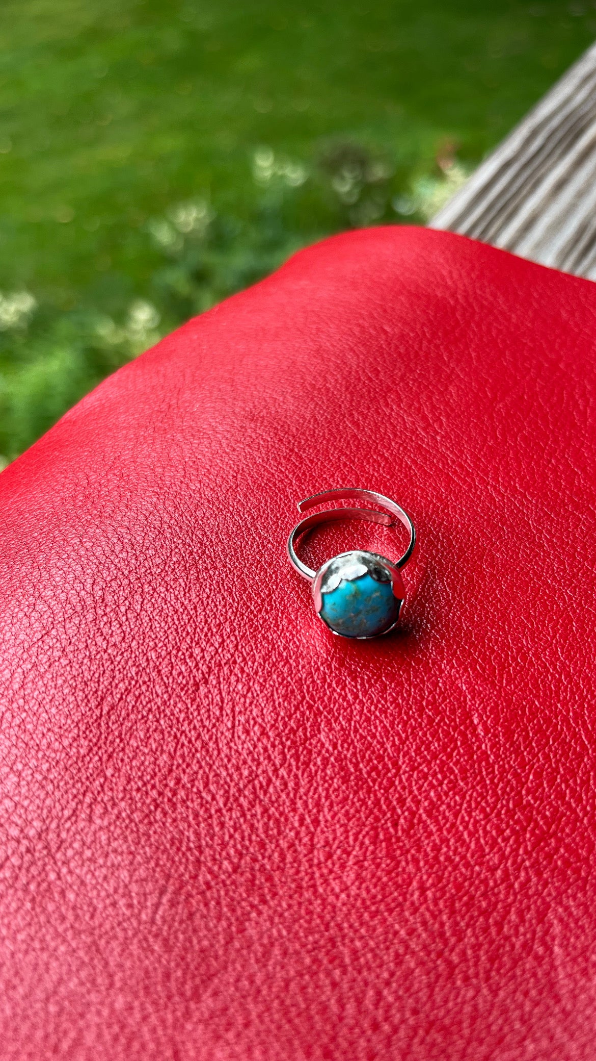 Turquoise sterling ring