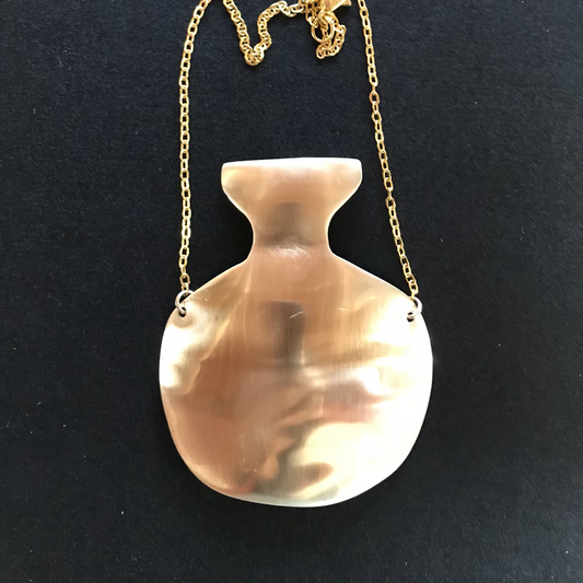 Golden jug necklace  image 0