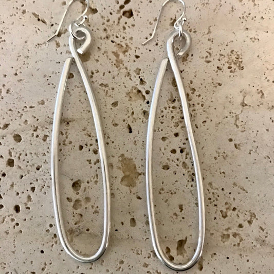 Sterling silver teardrops image 0