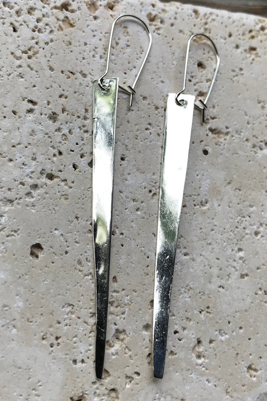Geometric sterling earring  image 0