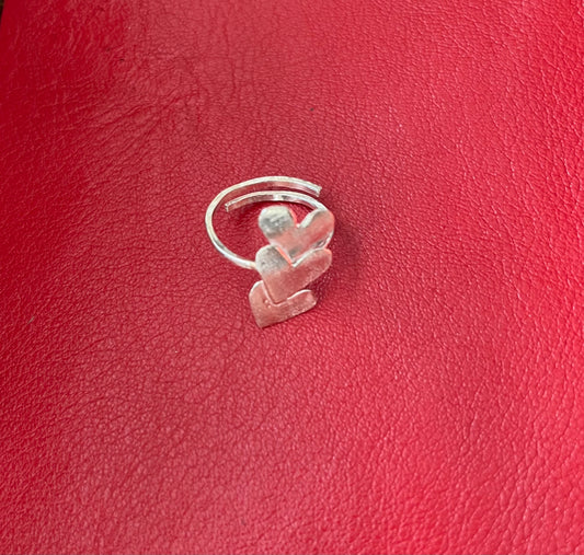 Triple heart ring