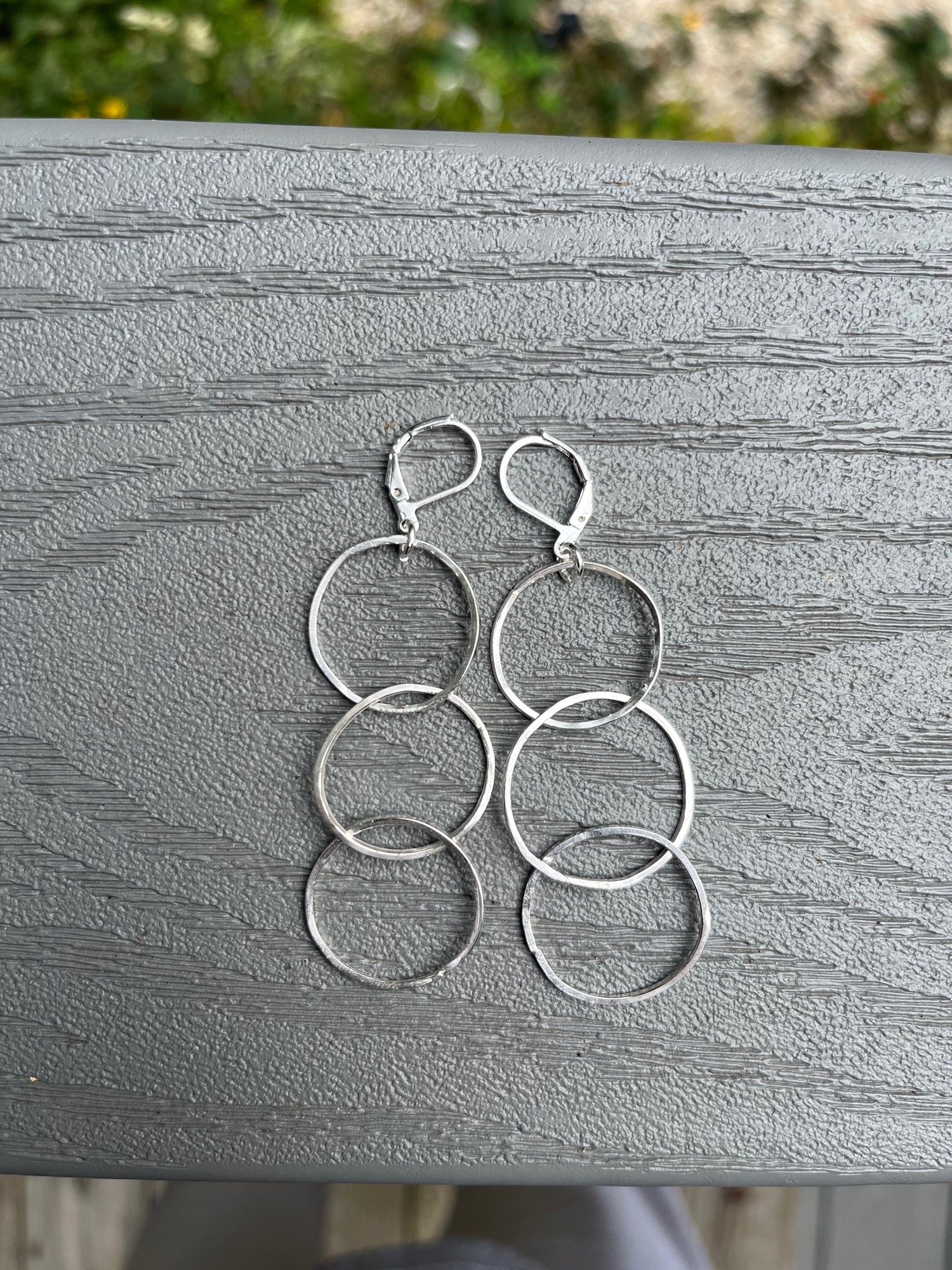Triple hoop earrings image 0
