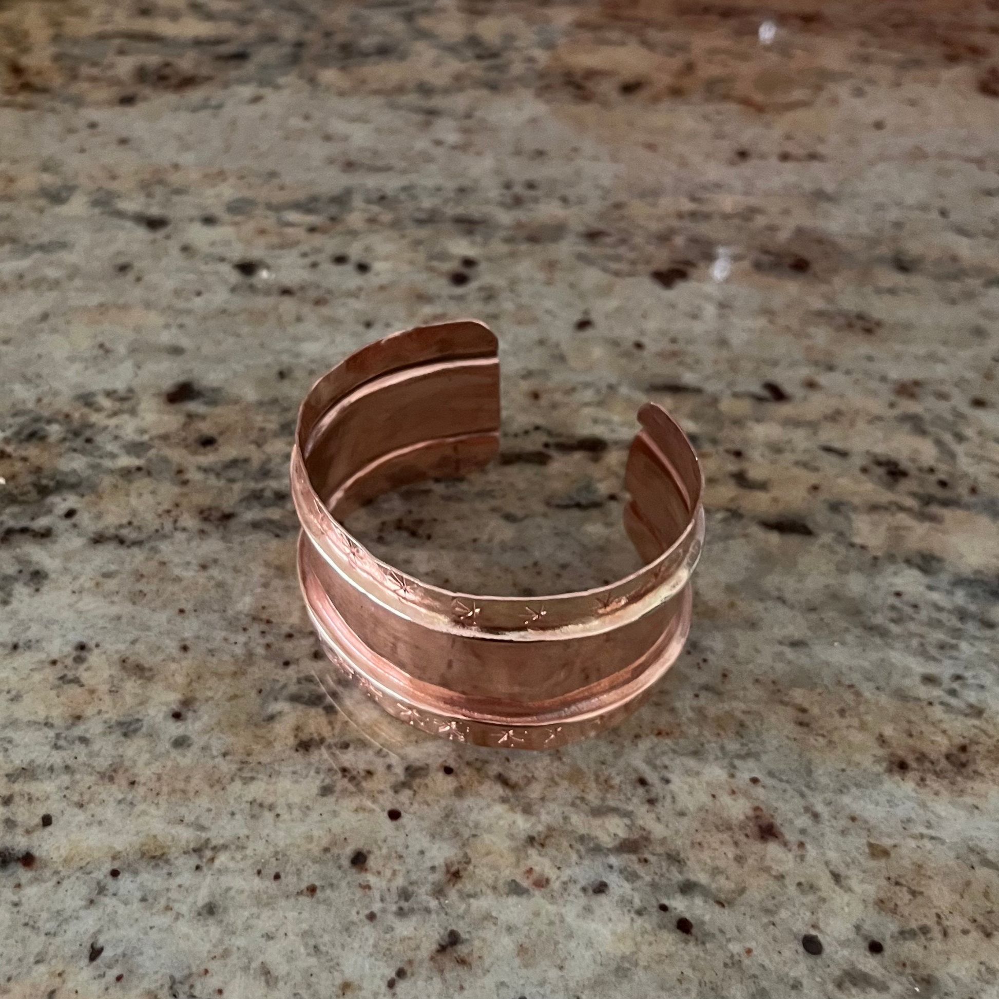 Copper flare cuff image 1