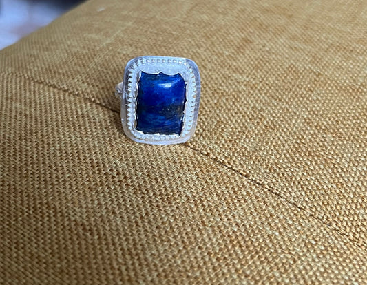 Lapis rectangular ring