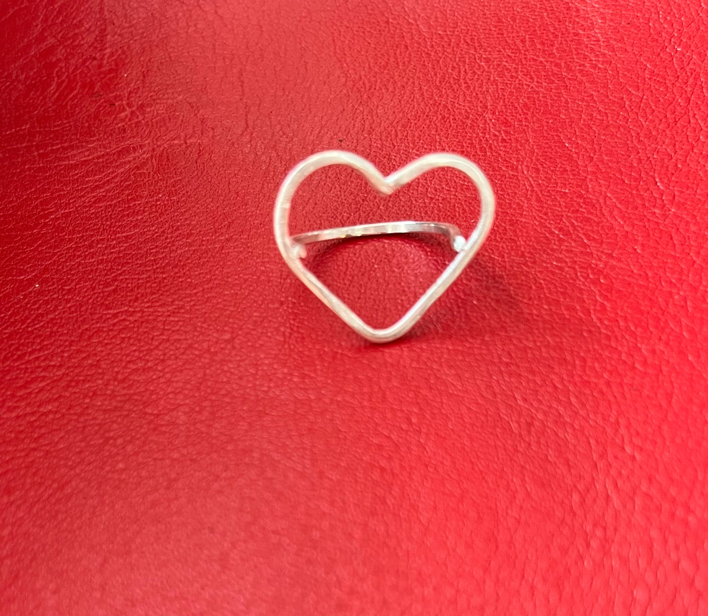Open heart ring