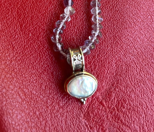 Amethyst and pearl