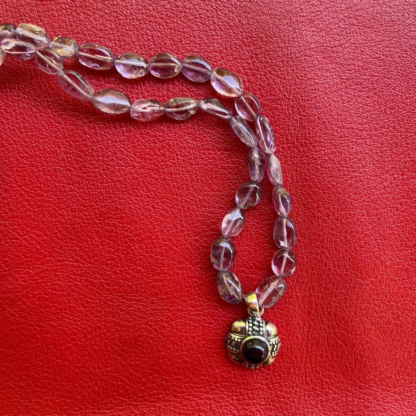 Amethyst pendant necklace