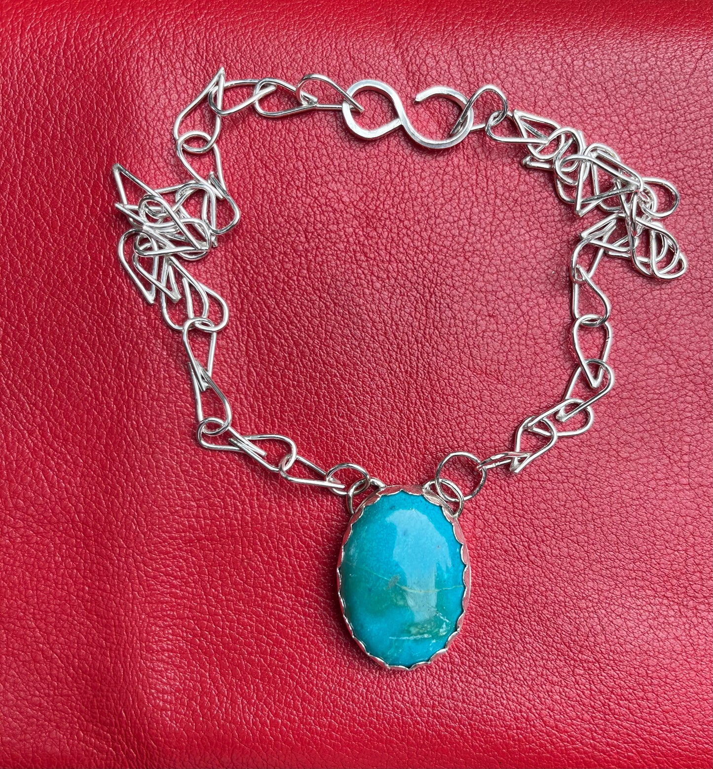 Large turquoise necklace