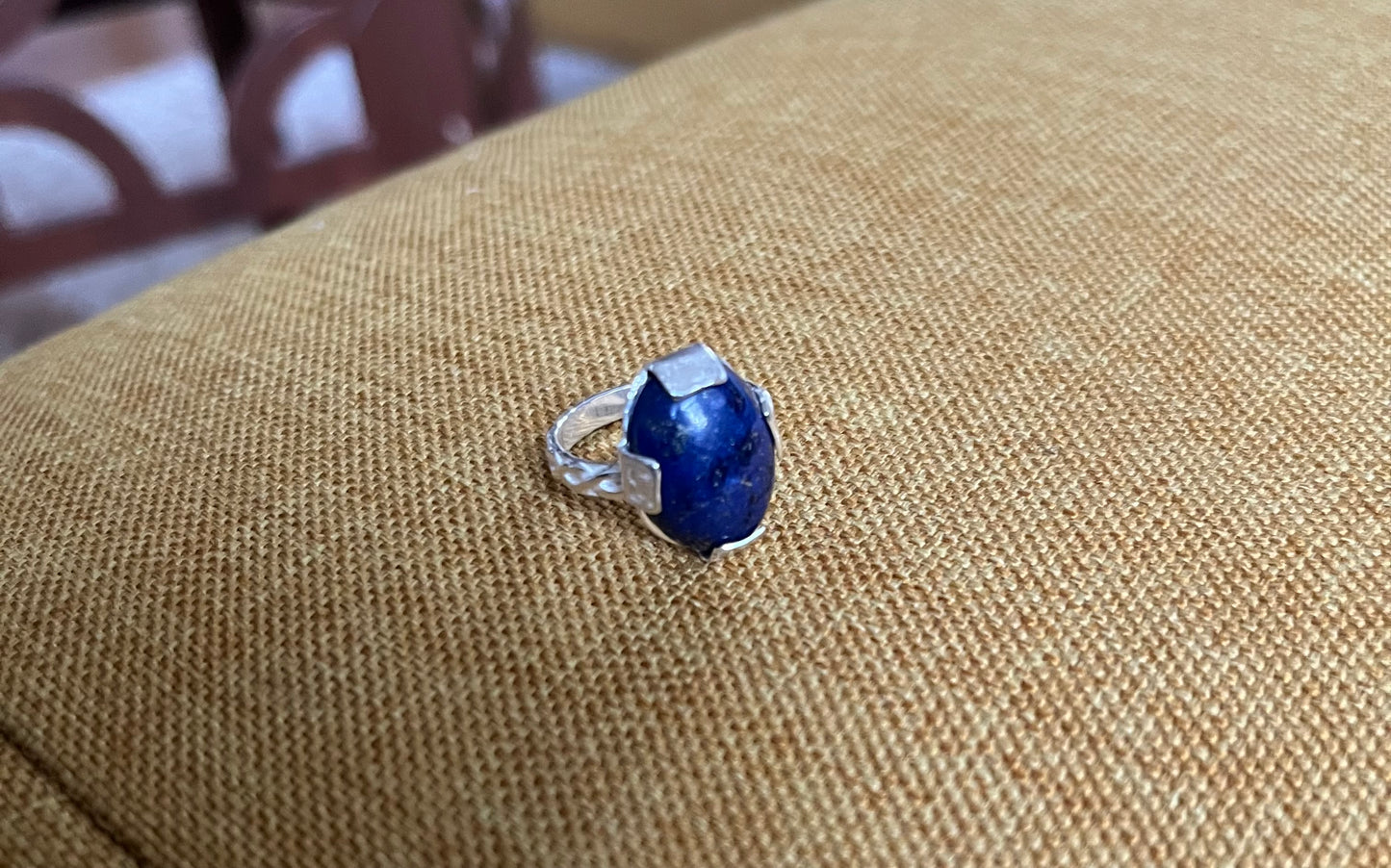 Lapis oval ring