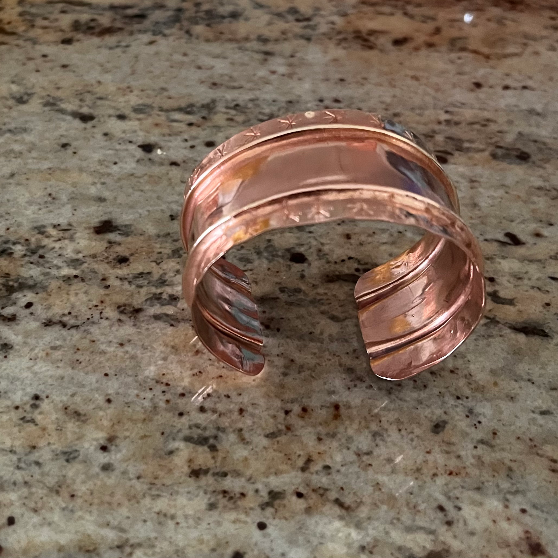 Copper flare cuff image 2