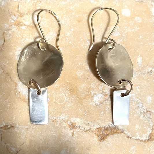 Two tone earring  image 0